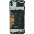 LCD Assembly With Frame for Huawei Y6P (2020) (Service Pack) (Midnight Black)
