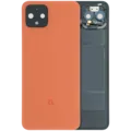 Back Glass For Google Pixel 4 (Genuine OEM) (Oh So Orange)