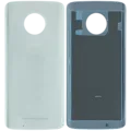 Back cover Glass For Motorola Moto G6 (XT1925 / 2018) (Genuine OEM) (Silver)
