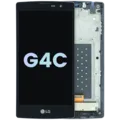 LCD Assembly With Frame Compatible For LG G4c (Genuine OEM) (Black)
