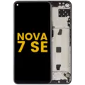 LCD Assembly With Frame For Huawei Nova 7 SE (2020) (Refurbished) (Black)