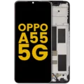 LCD Assembly With Frame For Oppo A55 5G (2021) (Refurbished) (All Colors)