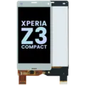 LCD Assembly Without Frame For Sony Xperia Z3 Compact (Genuine OEM) (White)