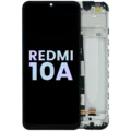 LCD Assembly With Frame For Xiaomi Redmi 10A (Service Pack) (All Colors)