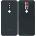 Back Cover Glass For Nokia 5.1 Plus (Genuine OEM) (Night black)