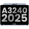 Complete LCD Display Assembly For MacBook Air 13" A3240 (2025) (Used OEM Pull: Grade B) (Sky Blue)
