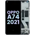 OLED Assembly With Frame For Oppo A74 4G (2021) (Genuine OEM) (All Colors)