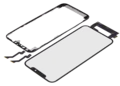 4 in 1 Long Flex (Digitizer Touch With Glass + OCA + Frame Pre-installed) For iPhone 12 Pro Max (OCA Master)