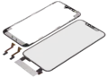 4 in 1 Long Flex (Digitizer Touch With Glass + OCA + Frame Pre-installed) For iPhone 12 Pro Max (OCA Master)