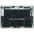 Top Case with Battery and Keyboard (ANSI US) For MacBook Pro 15" A1990 (2018-2019) (Used OEM Pull: Grade B/C) (Silver)