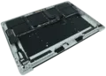 Top Case with Battery and Keyboard (ANSI US) For MacBook Pro 15" A1990 (2018-2019) (Used OEM Pull: Grade B/C) (Silver)