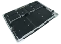 Top Case with Battery and Keyboard (ANSI US) For MacBook Pro 14" A2442 (2021) / A2779 (2023) (Used OEM Pull: Grade A) (Silver)