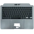 Top Case with Keyboard (ANSI US) For MacBook Air 13" A2681 (2022) (Used OEM Pull: Grade A) (Space Gray)