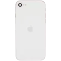 Back Housing W/ Charging Port Flex and Small Components Pre-Installed For iPhone SE (2020) (Used OEM Pull: Grade A) (White)