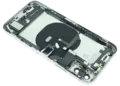 Back Housing W/ Charging Port Flex and Small Components Pre-Installed For iPhone XS (Used OEM Pull: Grade A) (Silver)