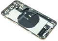 Back Housing W/ Charging Port Flex and Small Components Pre-Installed For iPhone XS (Used OEM Pull: Grade B) (Gold)