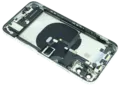 Back Housing W/ Charging Port Flex and Small Components Pre-Installed For iPhone XS (Used OEM Pull: Grade B) (Silver)