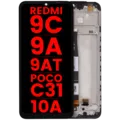 LCD Assembly With Frame For Xiaomi Redmi 9C / 9A / 9AT / POCO C31 / 10A (Aftermarket Plus) (All Colors)