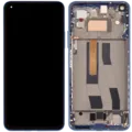 OLED Assembly With Frame For Xiaomi Mi 11 Lite 5G NE (Refurbished) (Bubblegum Blue)