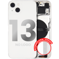Back Housing W/ Small Components Pre-Installed Compatible For iPhone 13 (No Logo) (Aftermarket Plus) (International Version) (Pink)