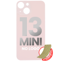 Back Glass With 3M Adhesive Compatible For iPhone 13 Mini (No Logo / Large Camera Hole) (Pink)