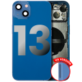 Back Housing W/ Small Components Pre-Installed Compatible For iPhone 13 (US Version) (Used OEM Pull: Grade C) (Blue)