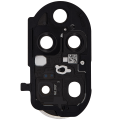 Back Camera Lens With Bracket Compatible For Huawei P50 Pro (Pearl White)