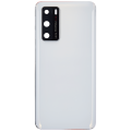 Back cover Glass With Camera Lens Compatible For Huawei P40 (Ice White)