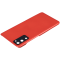 Back cover Glass With Camera Lens Compatible For Samsung Galaxy S20 FE 5G (Aftermarket Plus) (Cloud Red)