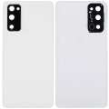Back cover Glass With Camera Lens Compatible For Samsung Galaxy S20 FE 5G (Aftermarket Plus) (Cloud White)