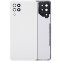 Back cover Glass With Camera Lens For Samsung Galaxy A22 4G (A225 / 2021) (Aftermarket Plus) (White)
