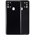 Back cover Glass With Camera Lens For Samsung Galaxy A21S (A217 / 2020) (Aftermarket Plus) (Black)