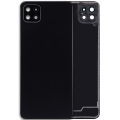 Back cover Glass With Camera Lens For Samsung Galaxy A22 5G (A226 / 2021) (Aftermarket Plus) (Black)