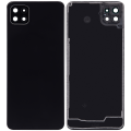 Back cover Glass With Camera Lens Compatible For Samsung Galaxy A22 5G (A226 / 2021) (Aftermarket Plus) (Black)