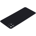 Back cover Glass With Camera Lens Compatible For Samsung Galaxy A22 5G (A226 / 2021) (Aftermarket Plus) (Black)