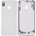 Back cover Glass With Camera Lens Compatible For Samsung Galaxy A20 (A205 / 2019) (Aftermarket Plus) (White)
