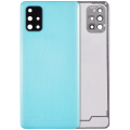 Back cover Glass With Camera Lens For Samsung Galaxy A71 (A715 / 2020) (Aftermarket Plus) ( Prism Crush Blue)
