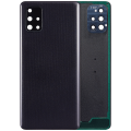 Back cover Glass With Camera Lens For Samsung Galaxy A71 (A715 / 2020) (Aftermarket Plus) ( Prism Crush Black)