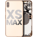 Back Housing W/ Small Components Pre-Installed Compatible For iPhone XS Max (Used OEM Pull: Grade C) (Gold)