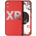 Back Housing W/ Small Components Pre-Installed Compatible For iPhone XR (Used OEM Pull: Grade A) (Red)