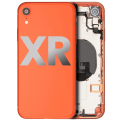 Back Housing W/ Small Components Pre-Installed Compatible For iPhone XR (Used OEM Pull: Grade A) (Coral)