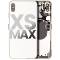 Back Housing W/ Small Components Pre-Installed Compatible For iPhone XS Max (Used OEM Pull: Grade A) (Silver)