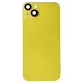 Back Glass With Steel Plate With Wireless NFC & MagSafe Magnet Pre-Installed Compatible For iPhone 14 Plus (No Logo) (Yellow)