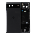 Back Housing Compatible For Google Pixel 6 (N/A) (Used OEM Pull: Grade A) (Stormy Black)