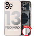 Back Housing W/ Small Components Pre-Installed Compatible For iPhone 13 Pro Max (US Version) (No Logo) (Aftermarket Plus) (Gold)