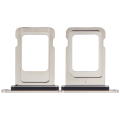 Single Sim Card Tray Compatible For iPhone 15 Pro / 15 Pro Max (White Titanium)