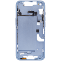 Mid-Frame Housing With Power And Volume Button Compatible For iPhone 14 (US Version) (Aftermarket Plus) (Blue)