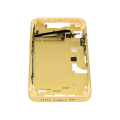 Mid-Frame Housing With Power And Volume Button Compatible For iPhone 14 (US Version) (Aftermarket Plus) (Yellow)