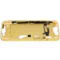 Mid-Frame Housing With Power And Volume Button Compatible For iPhone 14 (US Version) (Aftermarket Plus) (Yellow)