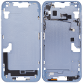 Mid-Frame Housing With Power And Volume Button Compatible For iPhone 14 Plus (US Version) (Aftermarket Plus) (Blue)